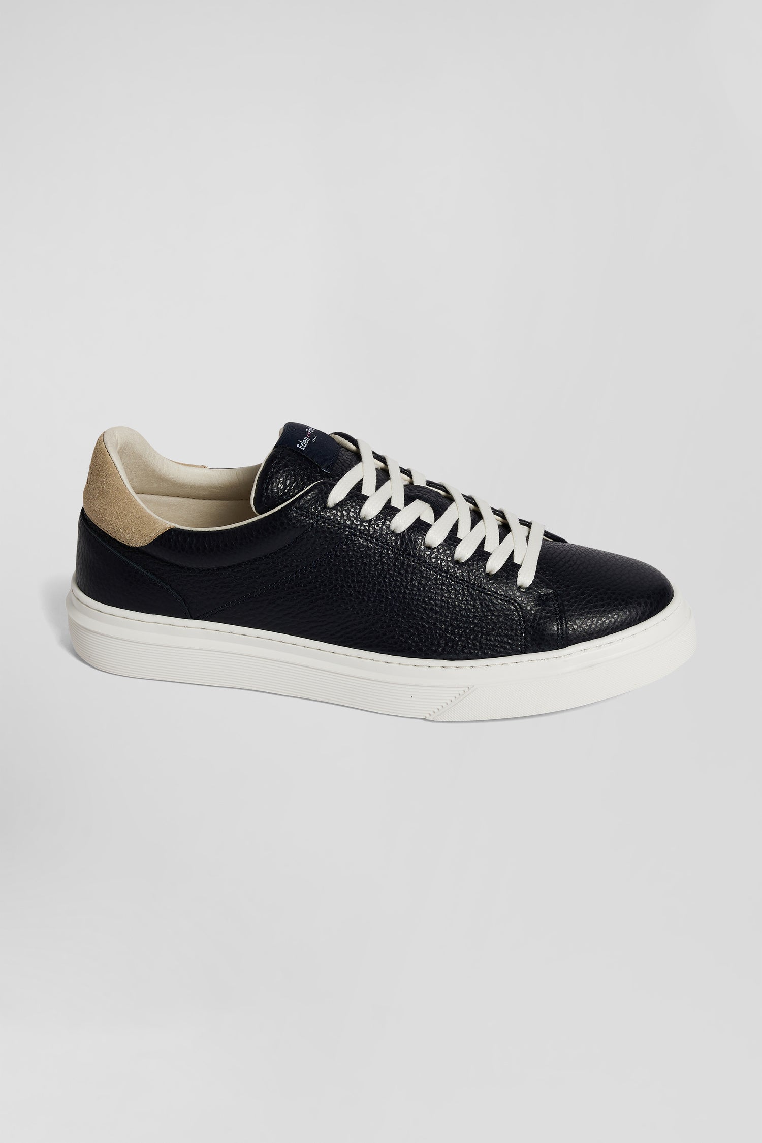 Navy low top leather sneakers Eden Park