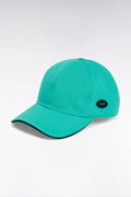 Casquette en jersey de coton vert