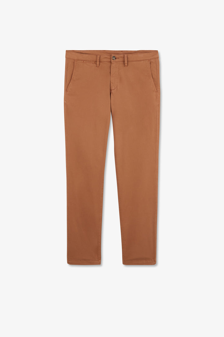Pantalones chinos de arena - Beige - Masculino - Cafe Coton