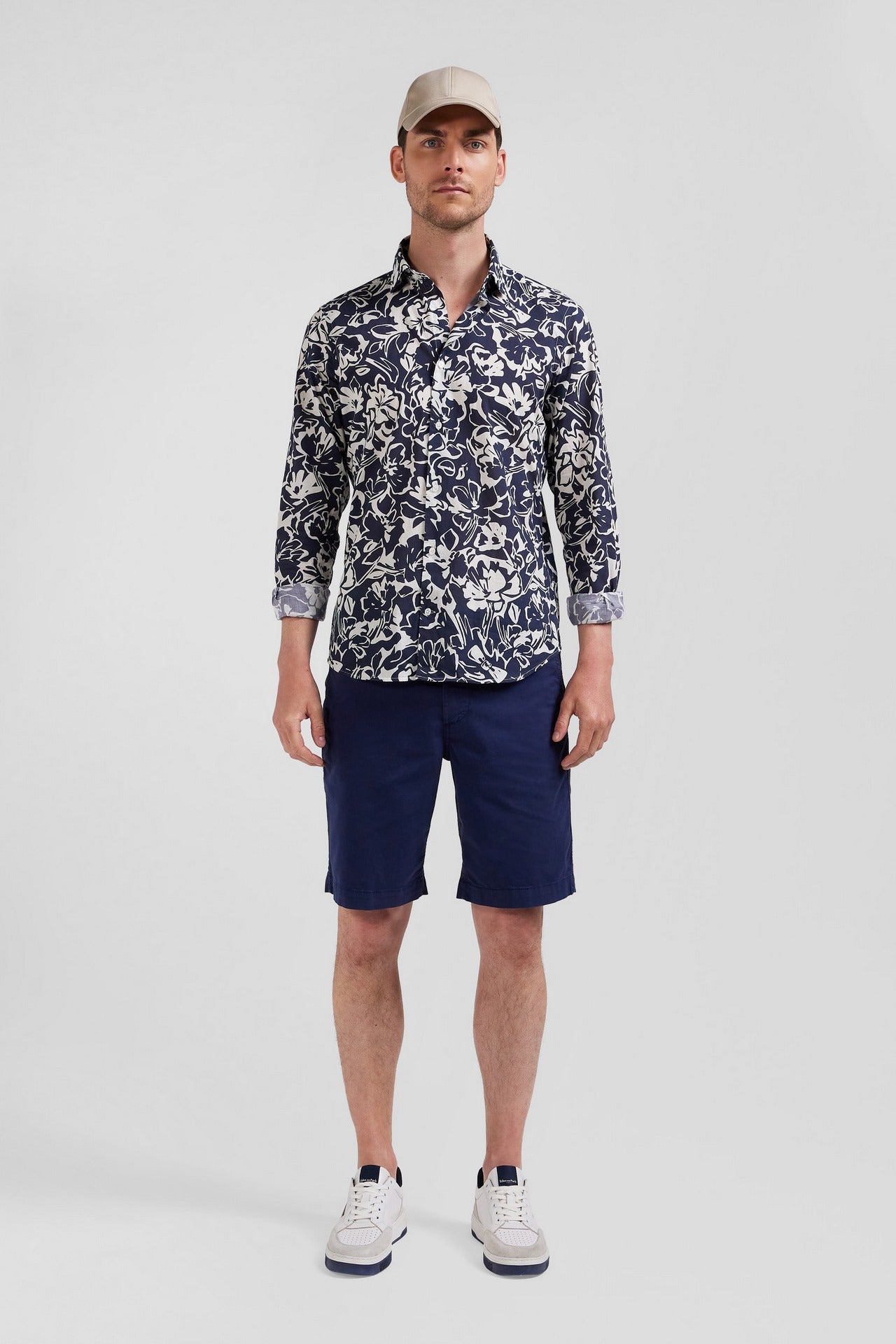 Chemise à imprimé fleurs exclusif