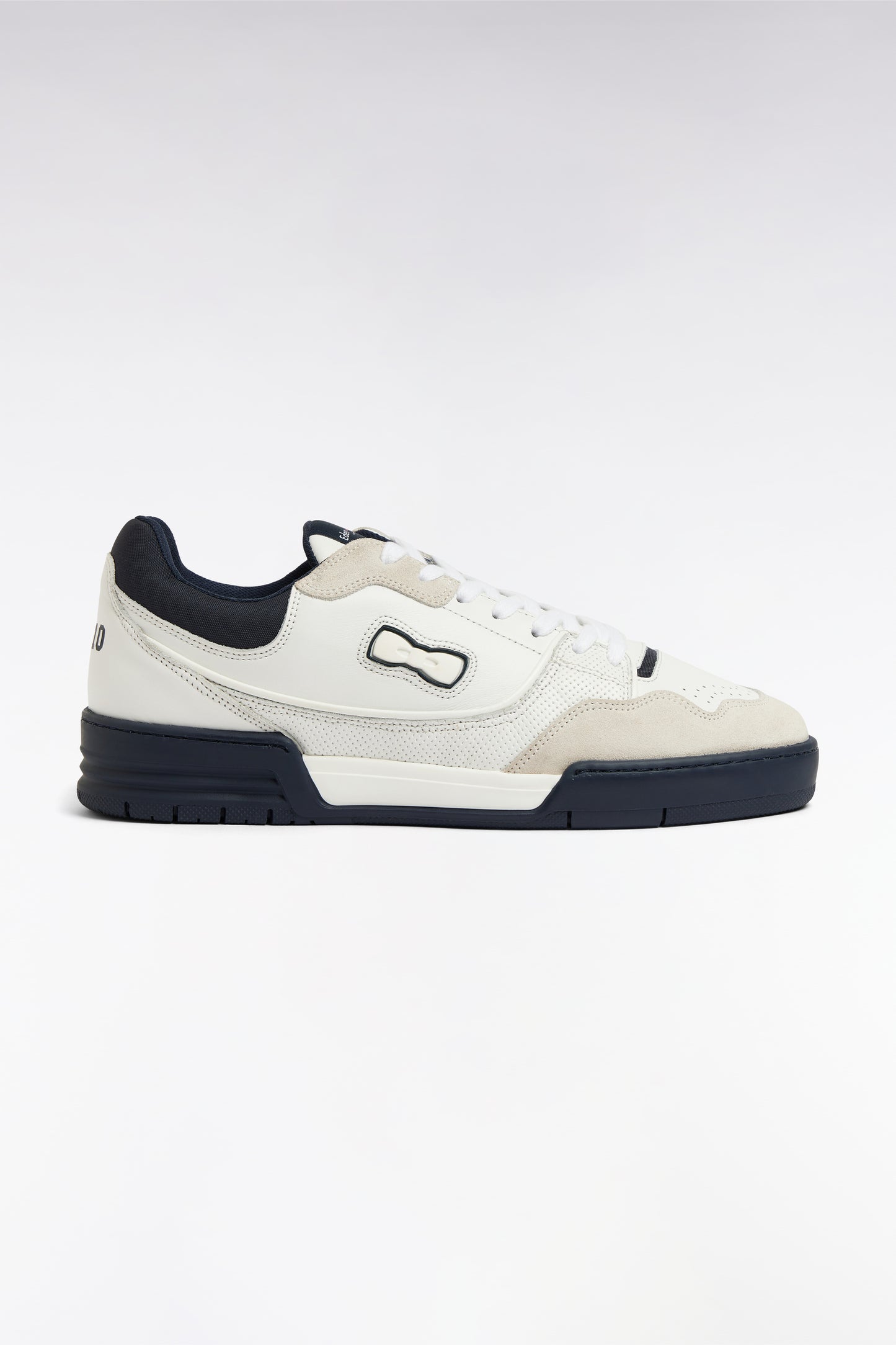 Sneakers EP10 en cuir blanches et marine