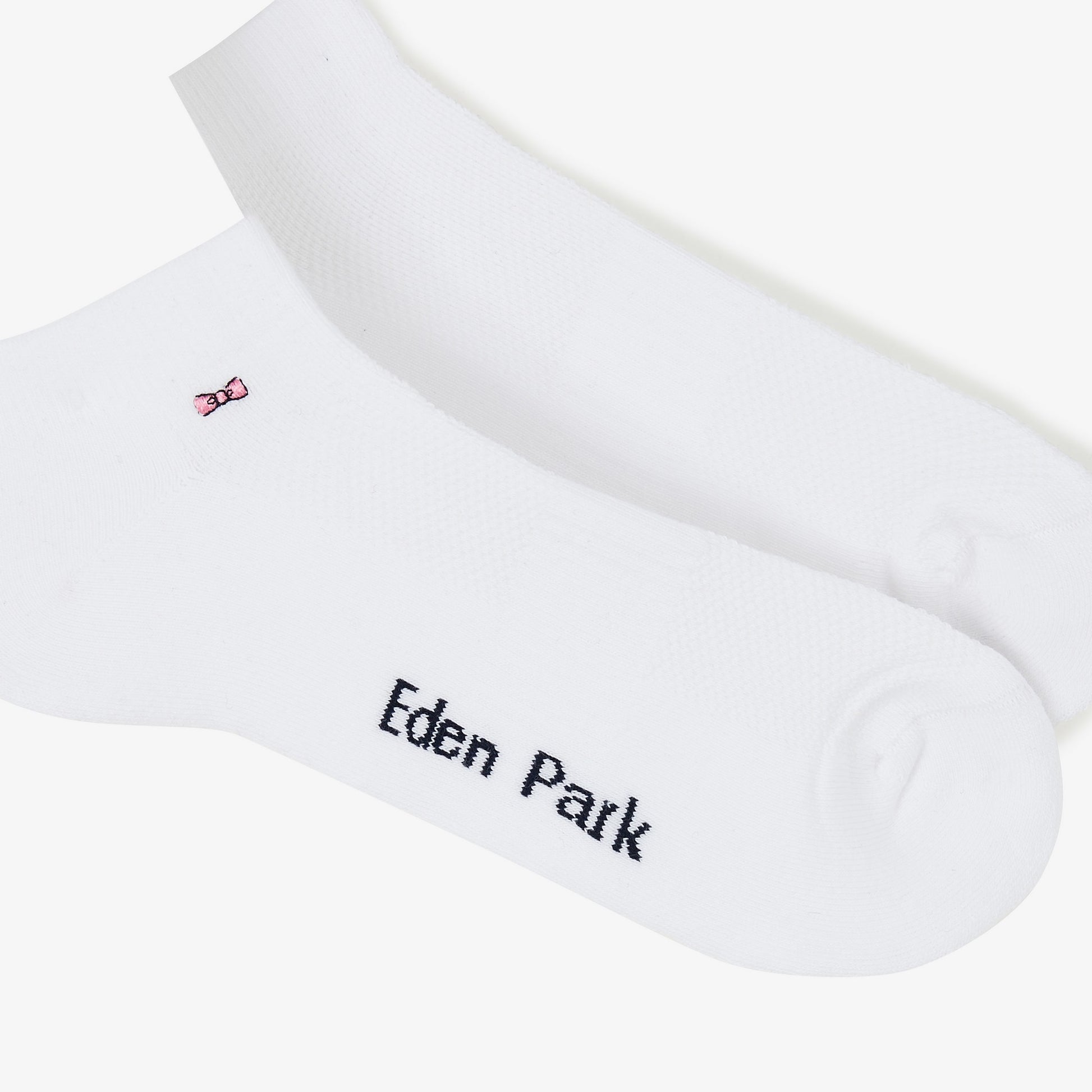 Lot de 2 paires de chaussettes jeu de maille unies – Eden Park
