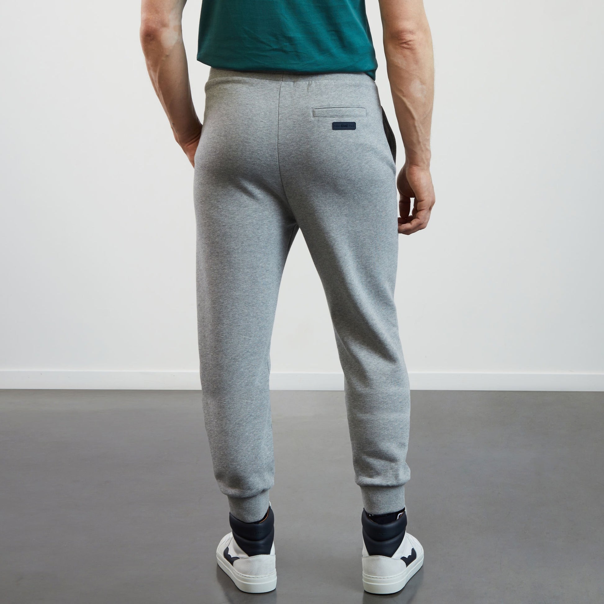 Pantalon droit en molleton homme Basic Small Logo