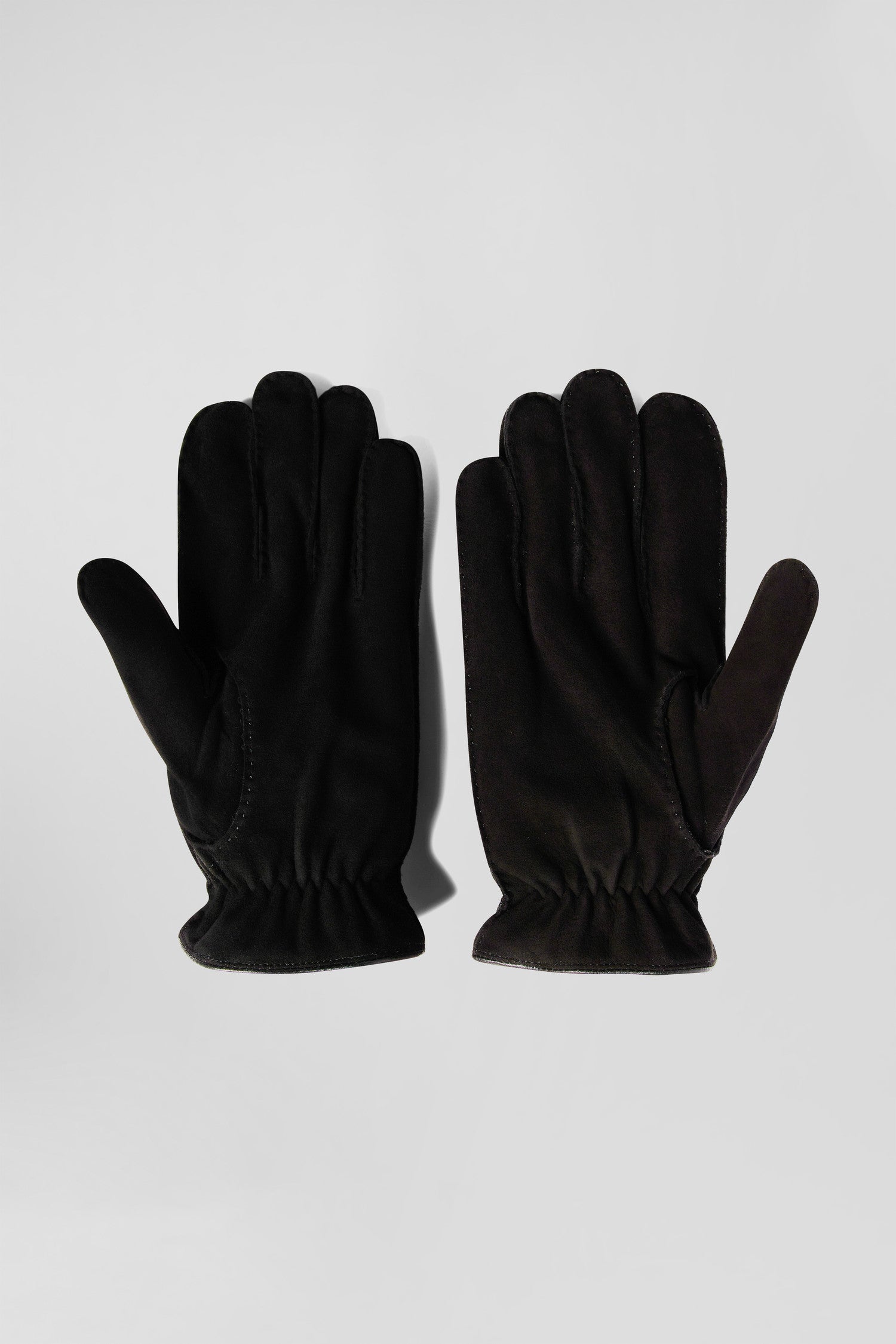 Paire de gants en cuir noir