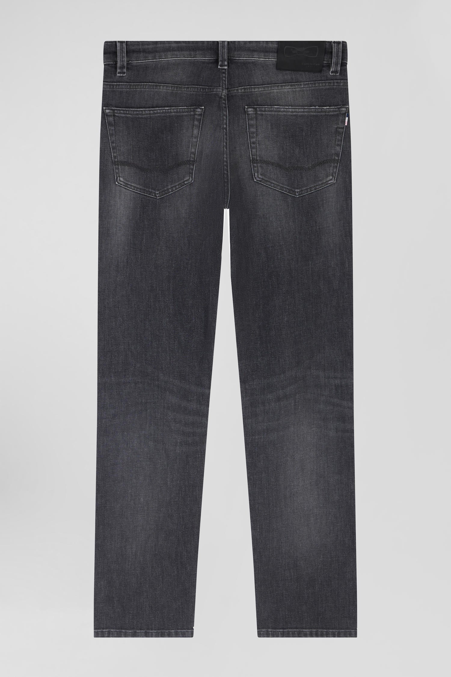 Regular grey mixed stretch denim jeans