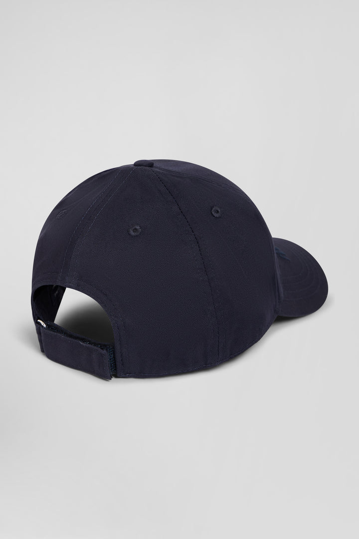 Casquette en coton bleu marine nœud papillon