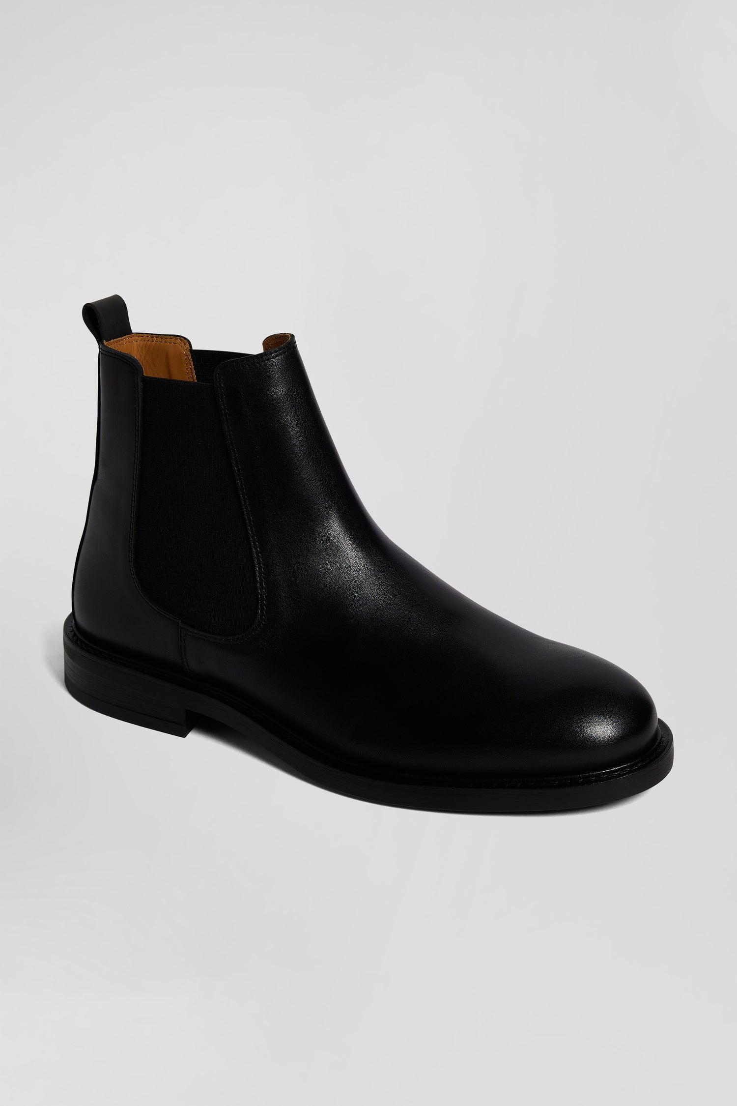 Chelsea boots en cuir noir