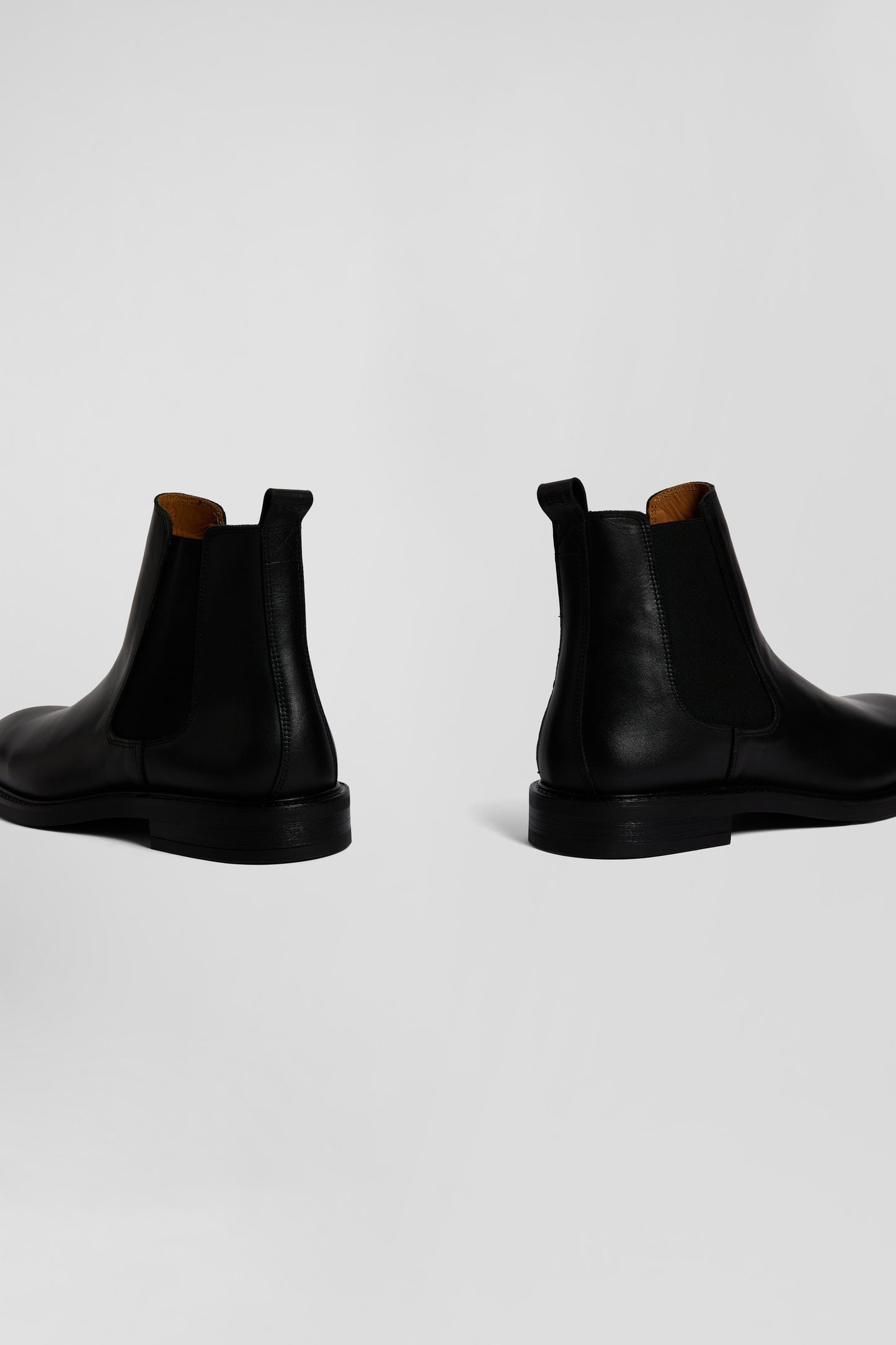 Chelsea boots en cuir noir