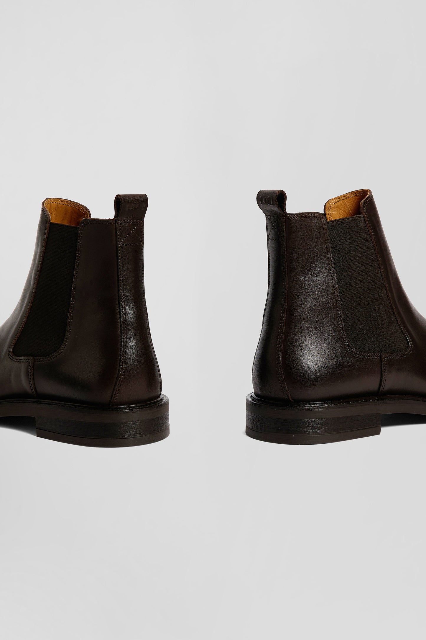 Chelsea boots en cuir marron Eden Park