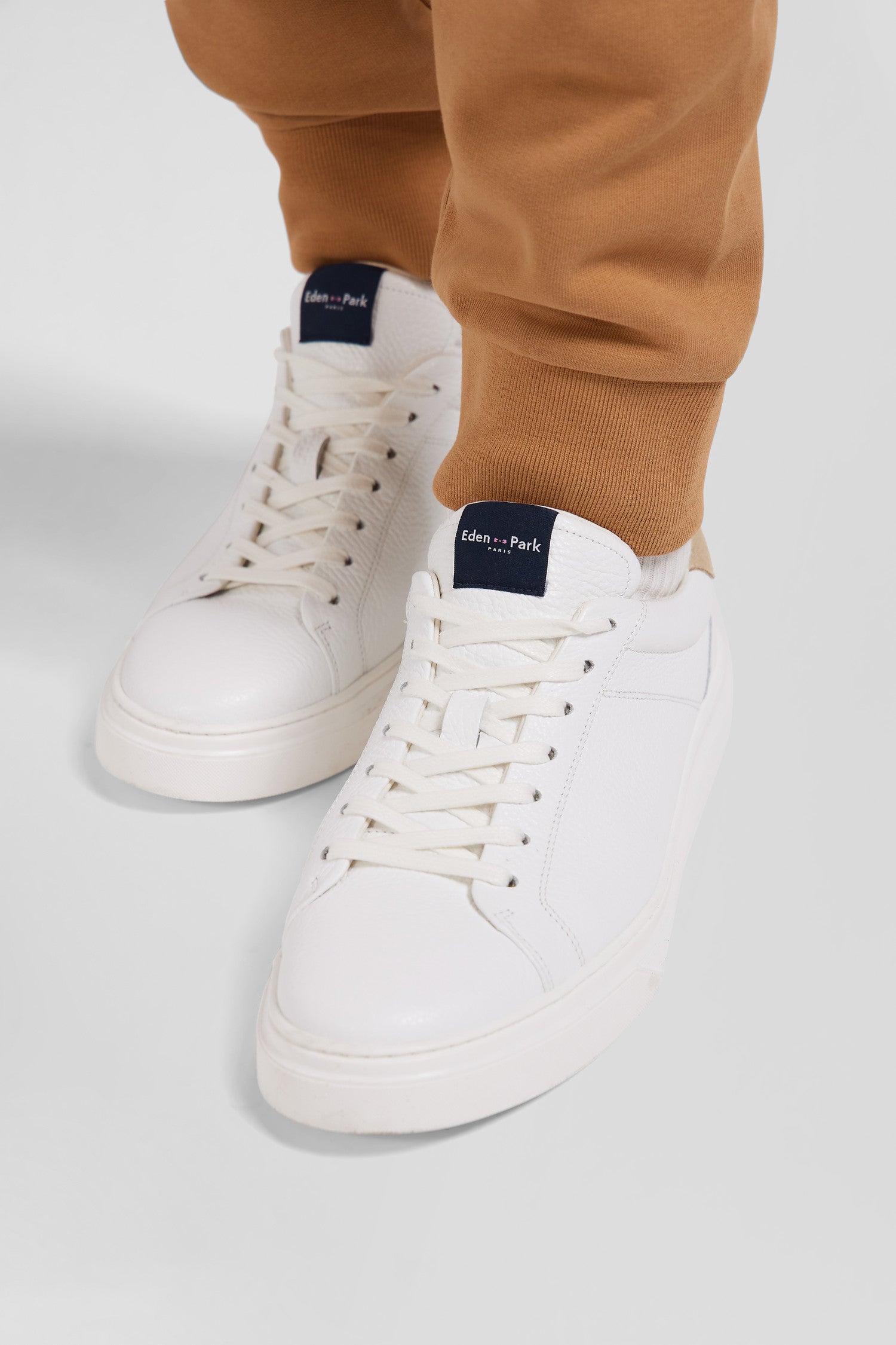 Basket basse cuir blanc homme best sale