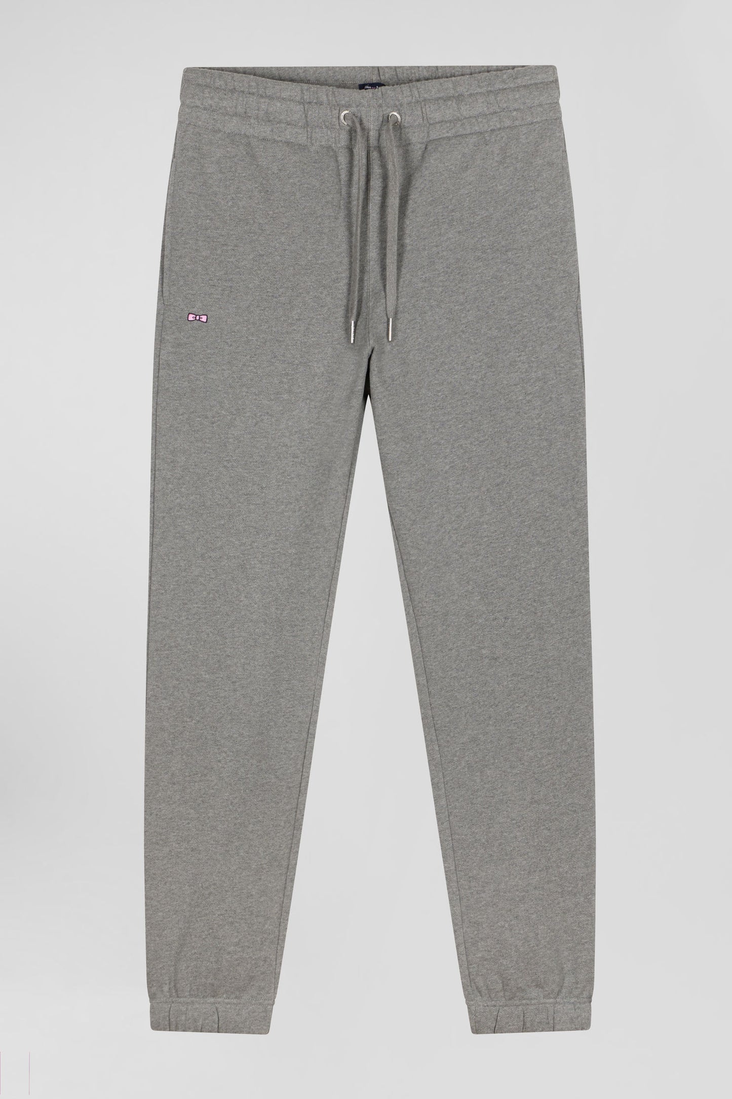 Regular grey brushed fleece jogging bottoms Eden Park