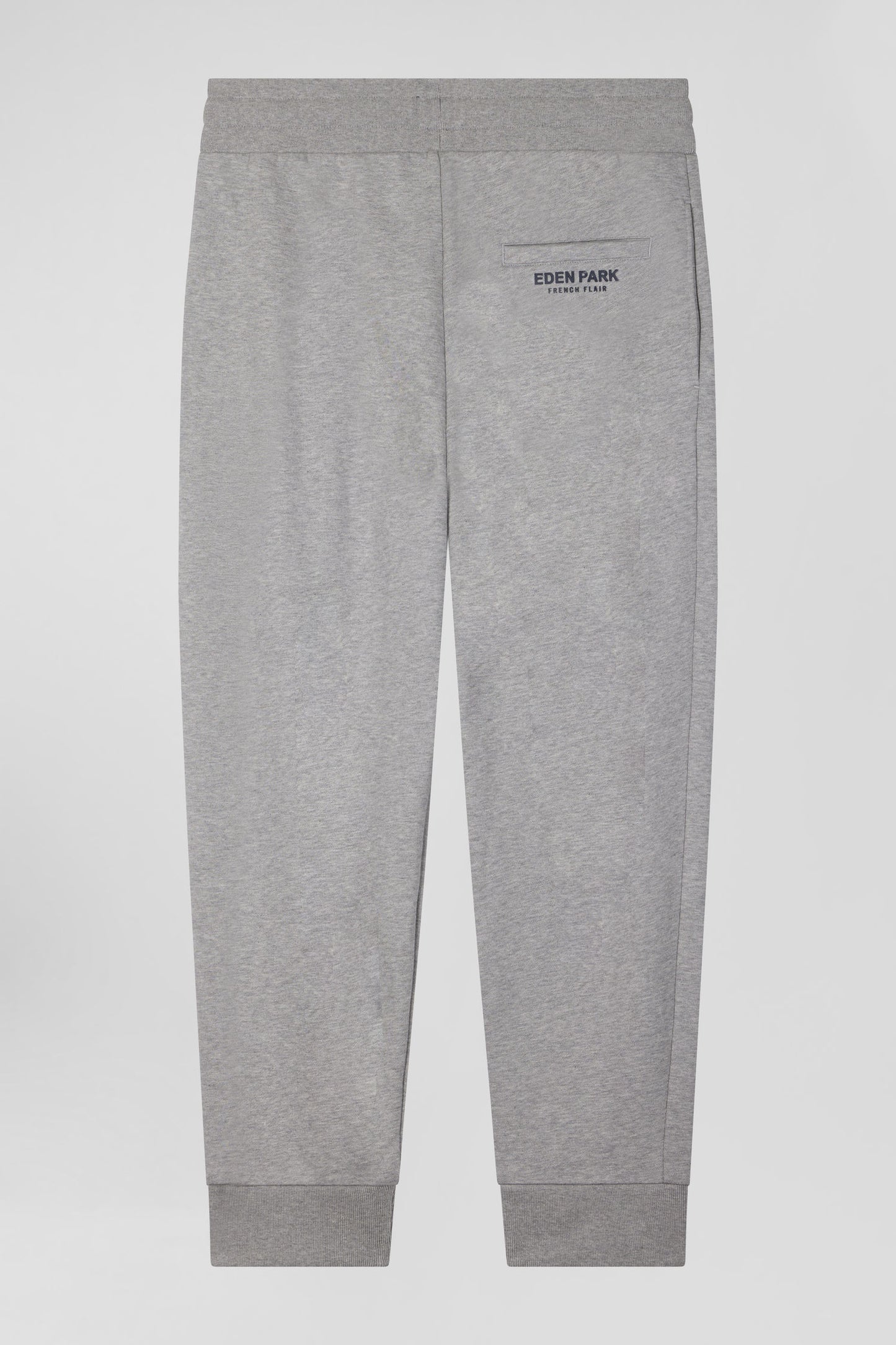 Pantalon jogging en molleton gratté gris coupe Relaxed