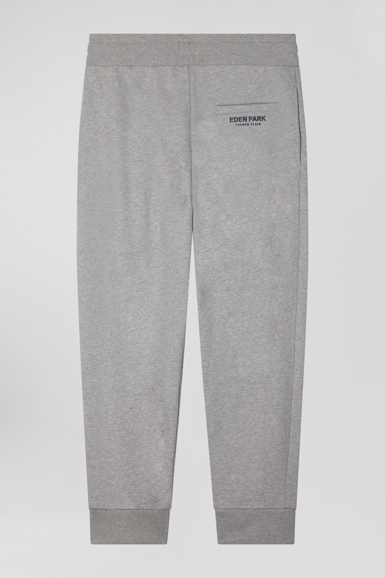 Pantalon jogging en molleton gratté gris coupe Relaxed