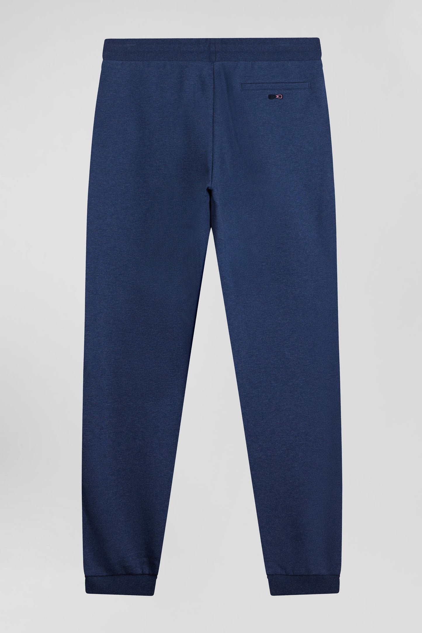 Regular navy blue brushed cotton fleece jogging bottoms Eden Park