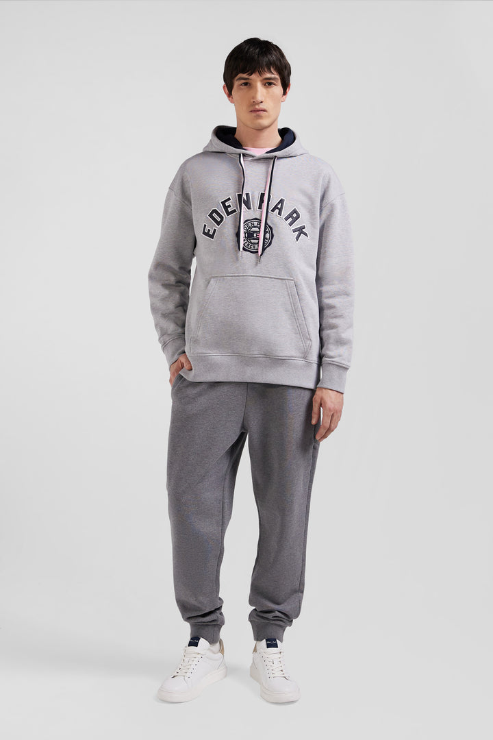 Sweatshirt en coton gris coupe Oversize