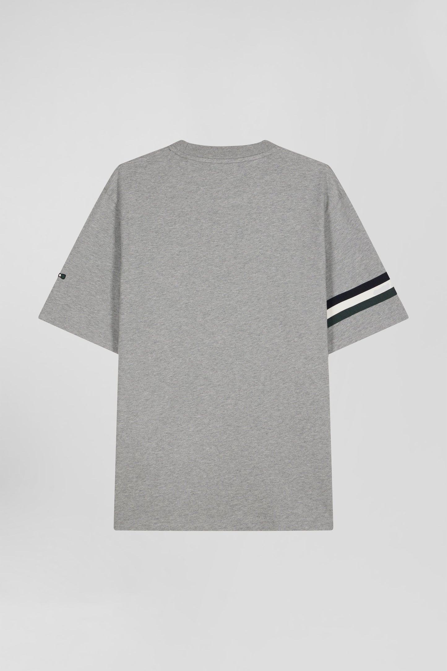 T-shirt manches courtes en coton gris coupe Oversized sérigraphie Eden Park