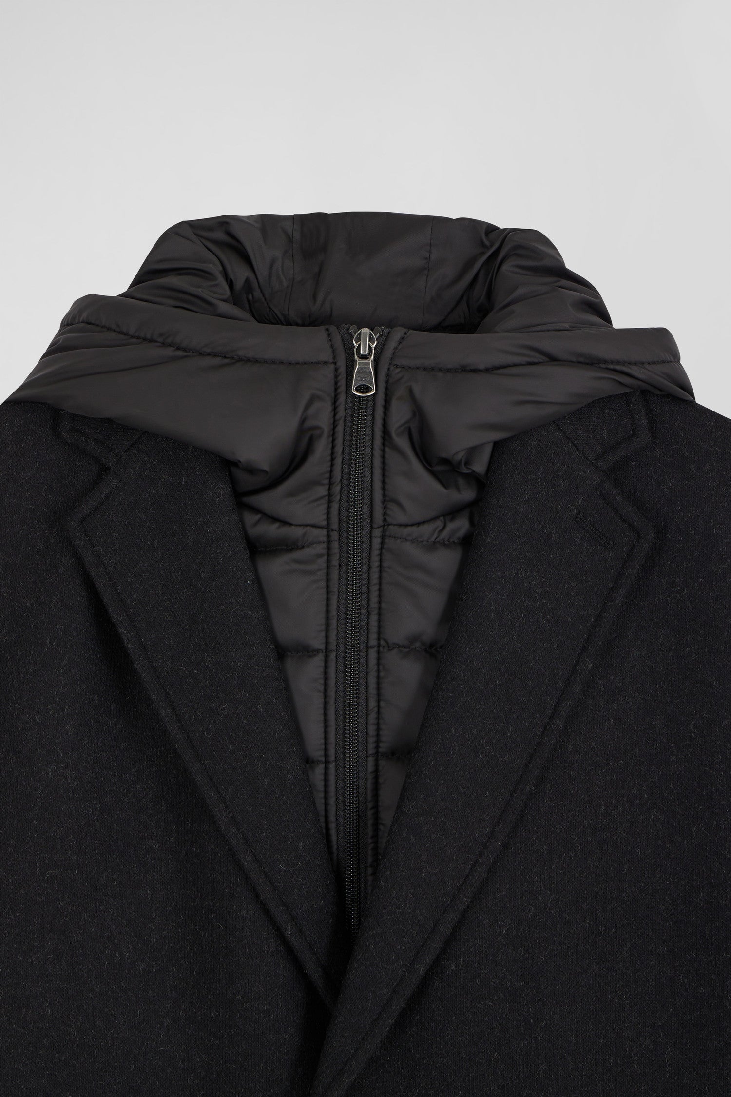 Double face hooded coat online