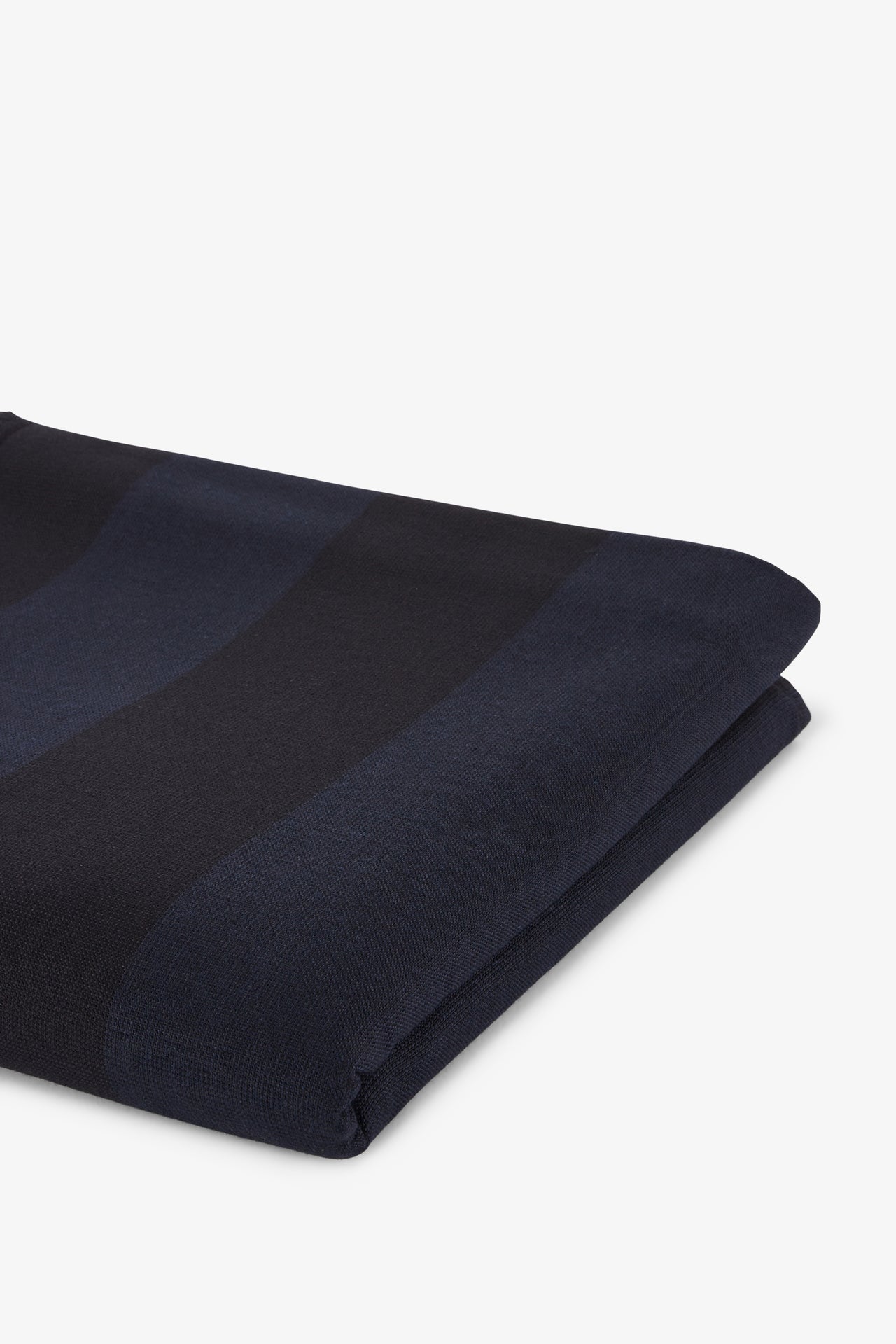 Striped navy blue hammam towel