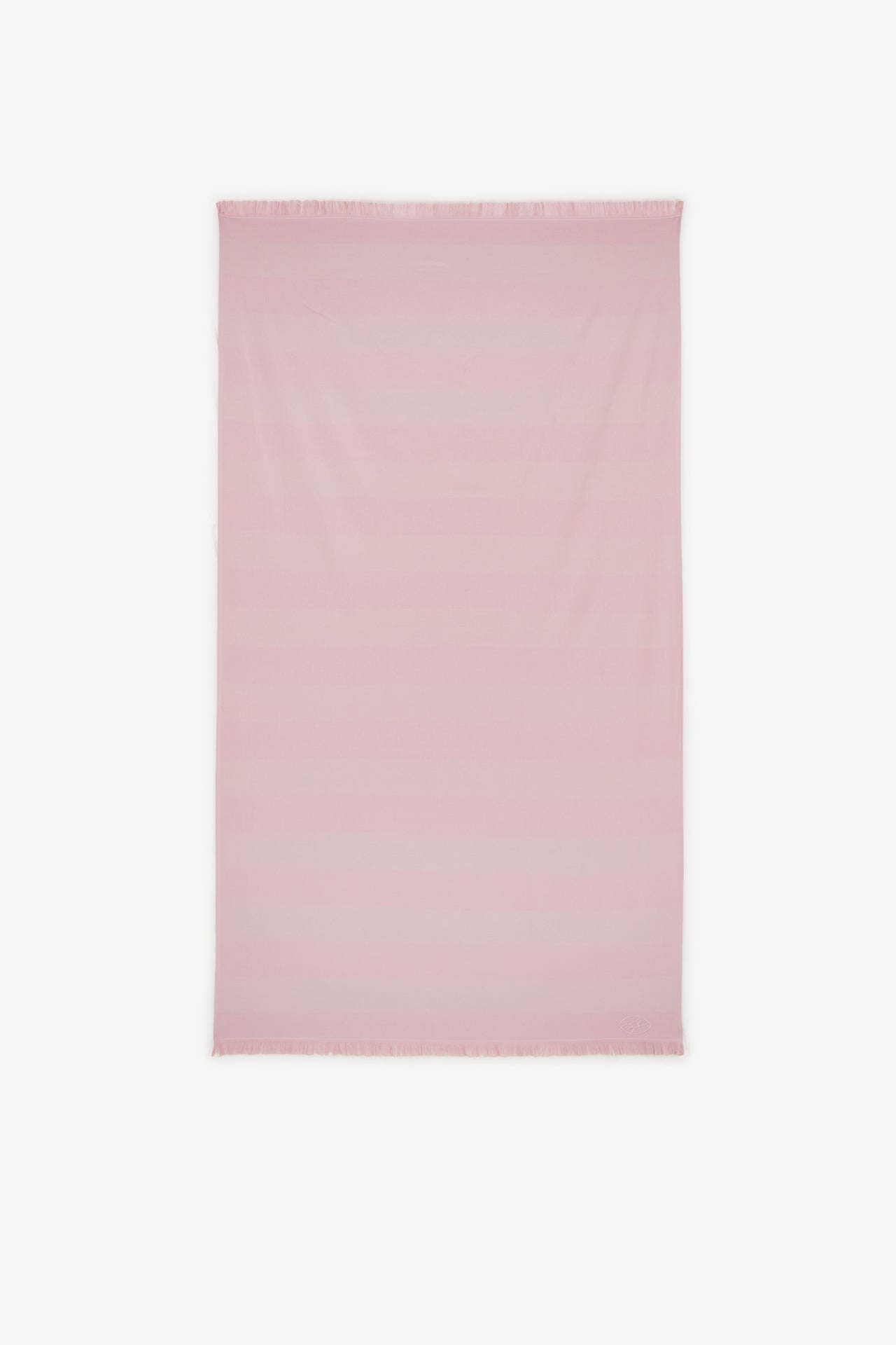 Striped pink hammam towel