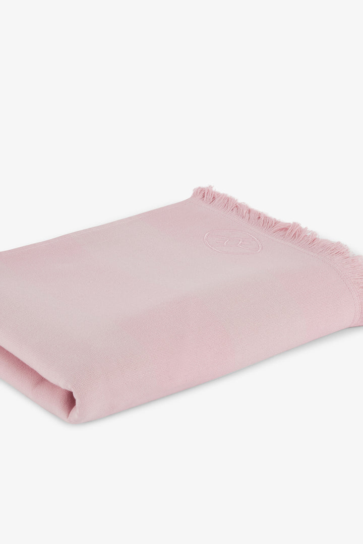 Fouta rayé rose