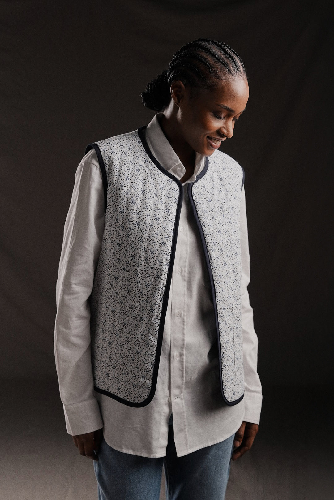 PAP'Atelier reversible quilted vest