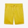 Bermuda chino uni jaune