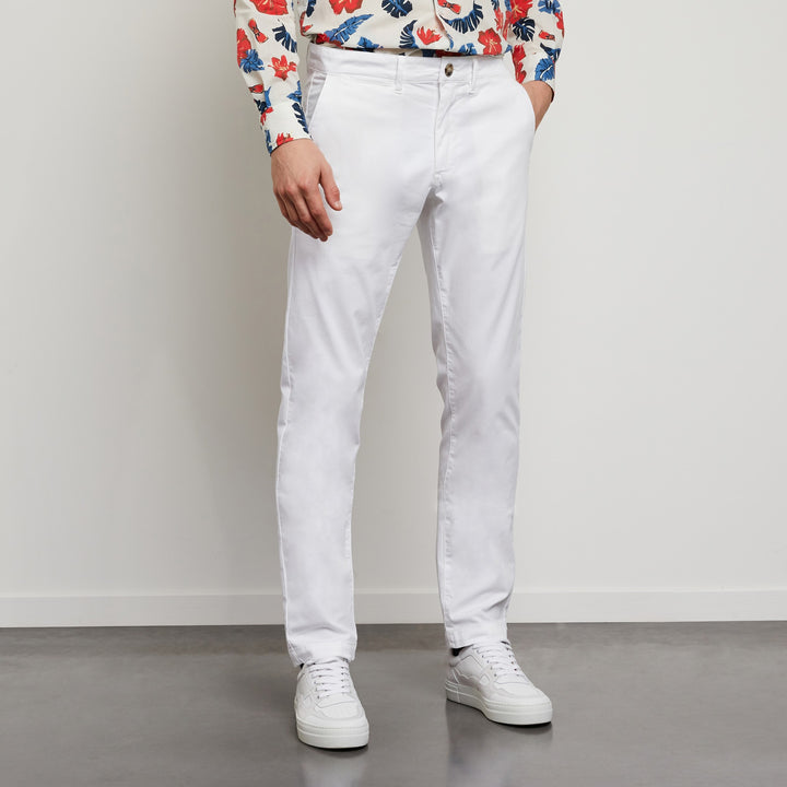 Pantalon chino blanc