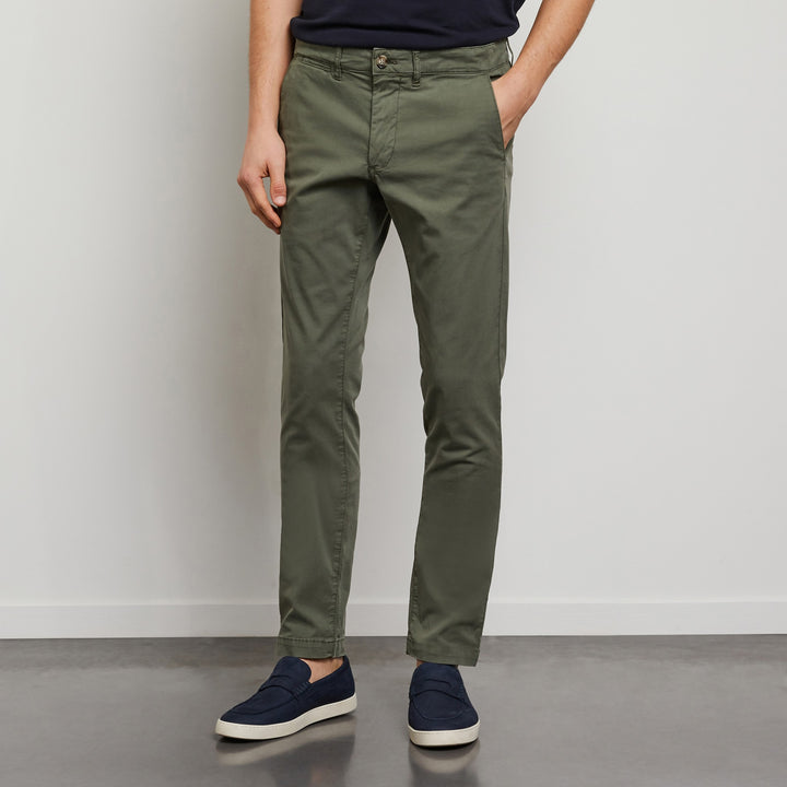 Pantalon chino kaki